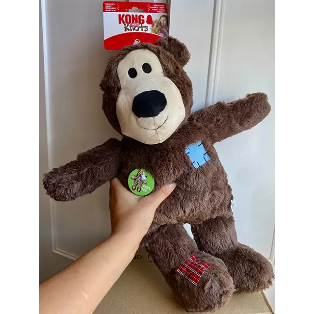 KONG Wild Knots XL Bear Dark Brown